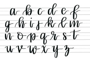 Connecting Letters