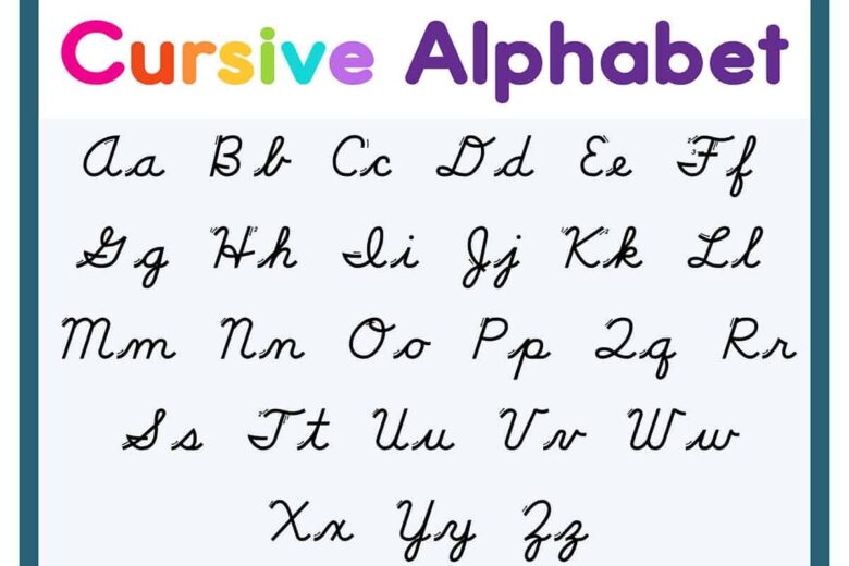 The Alphabet in Cursive