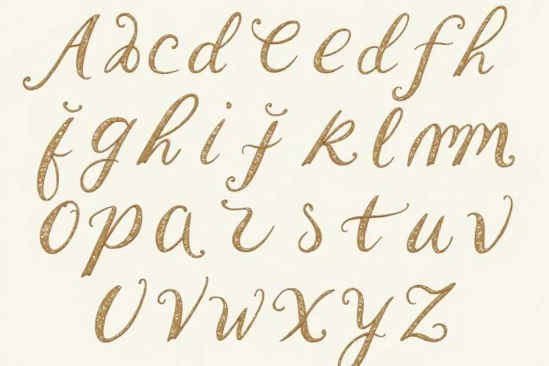 Cursive Alphabet A to Z