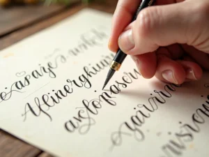 how to write the alphabet in cursive